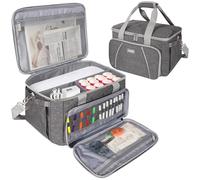 AHIBIO Carrying Case Compatible with Cricut Joy Xtra Smart Cutting Machine, Protable Travel Bag Fit for Cricut Joy Xtra Extra Accessories and Supplies (Bag Only) (Gray)