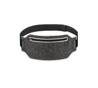 Ahijklmn Running belt,Slim Running Waist Fanny Pack Runner Exercise Phone Belt Hip Pouch Bag for Women Men iphone Samsung, Black Grey, One Size, Classic