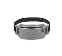 Ahijklmn Running belt,Slim Running Waist Fanny Pack Runner Exercise Phone Belt Hip Pouch Bag for Women Men iphone Samsung, White Grey, One Size, Classic