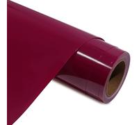 AHIJOY Heat Transfer Vinyl Burgundy HTV Vinyl 12" x6ft Wine Red Iron on Vinyl for T Shirts Compatible with and Other Heat Press Machines,Wine Red