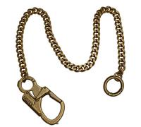 Ahiller Anti-Theft Wallet Chain Security Key Chain for Men | Window Breaker Tool, Dual Lock Carabiner, Stainless Steel Chain, Ideal for Cycling, Travel, Everyday Use with Sleek Outfits