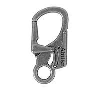 Ahiller Carabiner Clip, Double Anti-Misopening Locking Design, 3 Inch Alloy Caribena Hook, Keychain for Outdoor Camping, Hiking, Fishing, Key Ring Clip (Deep Alloy-1P)