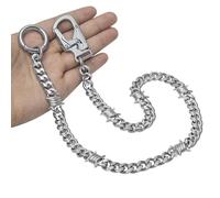 Ahiller Key Chains for Women Men Wallet Chain with Heavy Duty Double Locking Carabiner Keychain for Pants Belt Pocket Jean (YK)