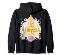 Ahimsa - Non-Violence and Peaceful Living Zip Hoodie