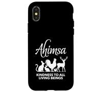 Ahimsa Vegan Kindness to All Living Beings Case for iPhone X/XS