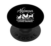 Ahimsa Vegan Kindness to All Living Beings PopSockets Adhesive PopGrip