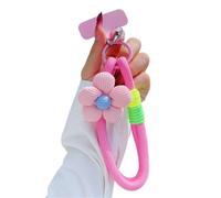 AHIOJEGX Phone Charms Phone Lanyard Simplicity Short Strap Pearl Style Chain Bracelet Accessories(Color 4)