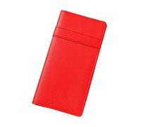 AHIOJEGX Wallets for Women Creative Envelope Wallet Simple Ultra-Thin Long Coin Purse Multiple Card Holder PU Leather Women Money Bag(Red)