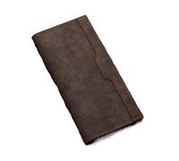 AHIOJEGX Wallets for Women Women Wallets Simple Zipper Purses Long Section Clutch Wallet Soft PU Leather Woman Money Bag(Dark Brown)