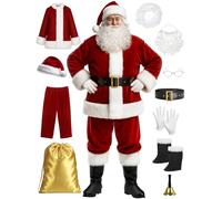 Ahititi Santa Suit Adult Costume 10pc. 2XL