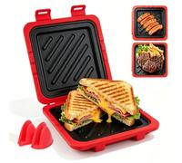 AHJ Microwave Toastie Sandwich Maker,Microwave Toastie Maker for Paninis