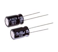 Ahjyym 10PCS Aluminum Electrolytic Capacitors 35V220UF 8X20 .0130