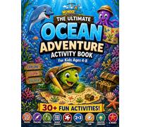 AHKADOS Wondertrial The Ultimate Ocean Animals Activity Book for Kids Ages 4-8: A Fun Educational Workbook with 30+ Activities: Mazes, Tracing, Counting, Word Search, Matching, Math & More