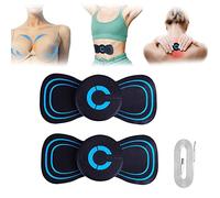 AHKISS Microcurrent EMS Mini Massage Device, EMS Bioelectric Acupoints Massager,EMS Microcurrent Mini Massager Device, Cordless Portable Mini Electric EMS Neck Massager Cordless for Pain Relief (Colo