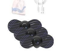 AHKISS Plumpy Up EMS Microcurrent Massager, Liftup EMS Breast Massage Pad,mini Lift Up EMS Massage Pad, Liftup EMS Breast Massage Pad,4 Modes Breast Massage Pad, Portable Lymphatic Relief Neck Massage