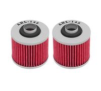 AHL 2 pack 145 Oil Filter Compatible with Yamaha XVS1100 V-Star Custom 1100 2002-2009 XVS1100 V-Star Classic 1100 1999-2009 XV250 Virago 250 1995-2009