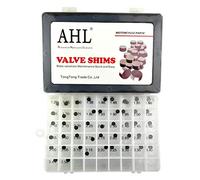 AHL 47pcs 7.48mm O.D. 1.20mm-3.50mm Thick Adjustable Valve Shim Kit for Yamaha YZ250F 2001-2012