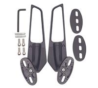 AHL Wind Swivel Wing Rearview Side Mirror Compatible with Honda CBR125R CBR250R CBR300R CBR500R CBR600F4 CBR600F4i CBR600R CBR600RR CBR650R CBR929RR CBR954RR CBR1000RR