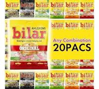 Ahlgrens Bilar Mix Set 20 packs - SÖPÖSÖPÖ Box - Pick Any packs from many flavors Swedish - Swedish Candy from Sweden - Chewy - Marshmallow Candy - Cars - Gummy Candies - Sweets