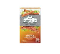 Ahmad Foiled Rooibos/Cinnamon Tea (Pack of 6, Total 120 Teabags)