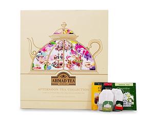 Ahmad Tea Afternoon Tea Selection Pack | Black teas, Green teas, Fruit teas | Perfect tea gift | 45 Teabag Sachets | 9 Flavours