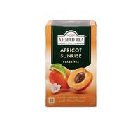 Ahmad Tea Apricot Fruit Black Tea | Black Tea - 6 x 20 Teabag Sachets