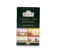 Ahmad Tea Black Tea, Classic Black Tea Selection, 20 Teabag Sachets, 1 Pack