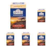 Ahmad Tea Black Tea | Decaffeinated Black Tea | 20 Teabag Sachets | 5 Pack
