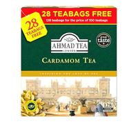 Ahmad Tea Cardamom Black Tea - 128 Tagged Teabags (Includes 28 Free Teabags)