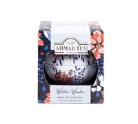 Ahmad Tea Christmas Bauble - 25g Loose Leaf English Tea No.1 | Festive Holiday Ornament, Stocking Filler & Gift | Winter Wonderland Collection