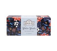 Ahmad Tea Christmas Selection Pack - 30 Teabags - English Breakfast, Cinnamon Haze, Chai Spice - Festive Gift Box from Winter Wonderland Collection