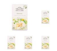 Ahmad Tea Detox Tea | Fruit & Herbal Infusion | Ginger, Dandelion, Nettle, Peppermint, Fennel, Birch leaves - 20 Teabag Sachets (Pack of 5)
