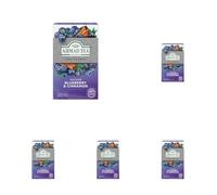 Ahmad Tea Fruit & Herbal Infusions | Blueberry & Cinnamon | 20 Teabag Sachets | 5 Pack