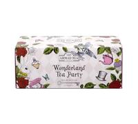 Ahmad Tea Gift Caddy | Wonderland Tea Party Selection Pack | Black Teas & Green Tea | Perfect tea gift | 30 Teabag Sachets | 3 Flavours