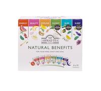 Ahmad Tea Gifts | Natural Benefit Selection Pack | Green teas, Fruit & Herbal Infusions | Perfect tea gift | 60 Sachets | 6 Flavorurs