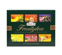 Ahmad Tea Gifts | Fruit Tea Selection Pack | Black teas, Green teas, Fruit teas | Perfect tea gift | 60 Teabag Sachets | 6 Flavours