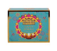 Ahmad Tea Gifts | Happy Diwali Selection Pack | Black teas, Green teas, Fruit teas | Perfect tea gift | 60 Teabag Sachets | 6 Flavours