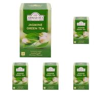 Ahmad Tea Green Tea | Jasmine Green Tea | 20 Teabag Sachets | 5 Pack