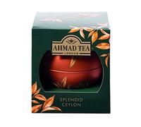 Ahmad Tea & KEW Gardens | Christmas Bauble Splendid Ceylon Caddy | Black Tea | Perfect tea gift | 24g Loose Leaf Tea | 1 Flavour