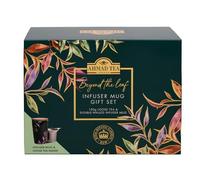 Ahmad Tea & KEW Gardens | Infuser Mug Gift Set| Black Tea | Perfect tea gift | 100g Loose Leaf Tea | 1 Flavour & Infuser Mug
