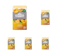 Ahmad Tea Lemon & Ginger Fruit & Herbal Infusion - 20 Teabags (Pack of 5)