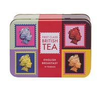 Ahmad Tea London Post Box Collection | First Class Mini Caddy | English Breakfast Tea | London Souvenir Tea Gift | 10 Teabags