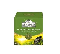 Ahmad Tea Loose Leaf, Gunpowder Supreme, Green Tea, 1 Packet of 500g Loose Leaf Tea