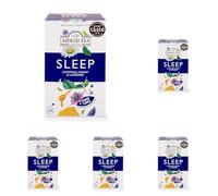 Ahmad Tea Natural Benefit Tea | Camomile, Honey & Lavender "Sleep" Infusion | 20 Teabag Sachets | 5 Pack