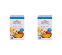 Ahmad Tea Peach & Passion Fruit Cold Brew | Black Tea - 20 Teabag Sachets (Pack of 2)