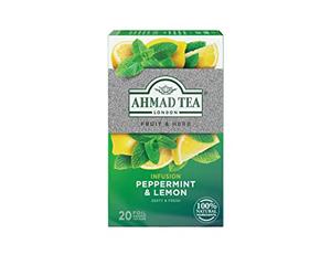 Ahmad Tea Peppermint & Lemon Fruit & Herbal Infusion - 20 Teabags