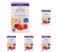 Ahmad Tea Summer Fruits Cold Brew | Infusion Tea - 20 Teabag Sachets (Pack of 5)