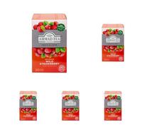 Ahmad Tea Wild Strawberry Fruit & Herbal Infusion - 20 Teabags (Pack of 5)