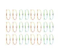 Ahmany 24PCS Breasted Morbid User Friendly Stretchable Cord Ribbon Wrist Bangle Charity Symbol Jewelry Versatile Wrist Jewelry