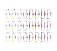 Ahmany 24PCS Breasted Morbid User Friendly Stretchable Cord Ribbon Wrist Bangle Charity Symbol Jewelry Versatile Wrist Jewelry
